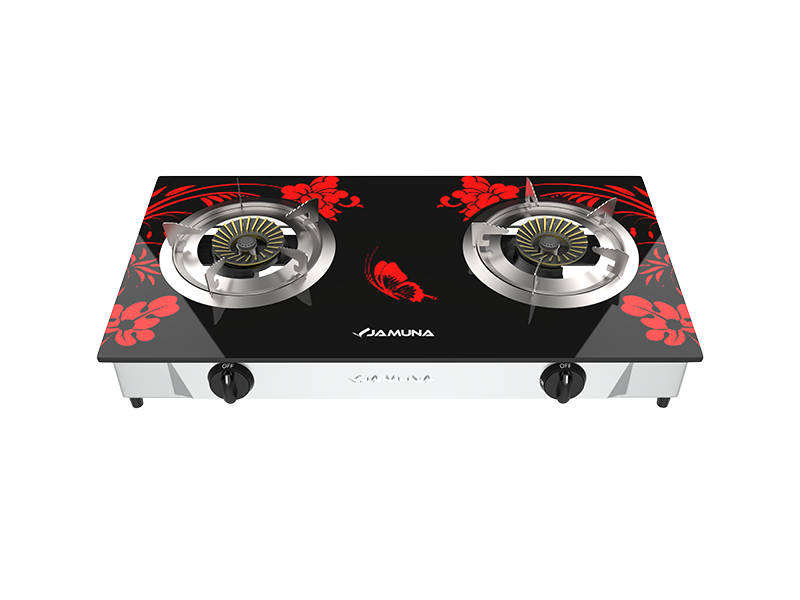 Gas Stove-D2LG RED FLOWER