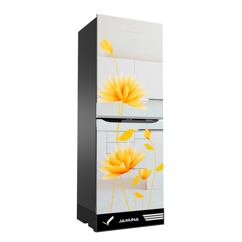 Refrigerator-TM2F5HQD Mirror Golden Lotus