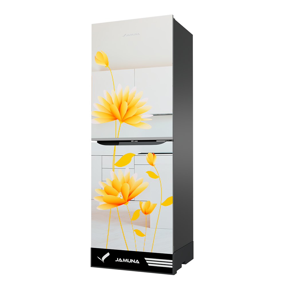Refrigerator-TM2F5HQD Mirror Golden Lotus