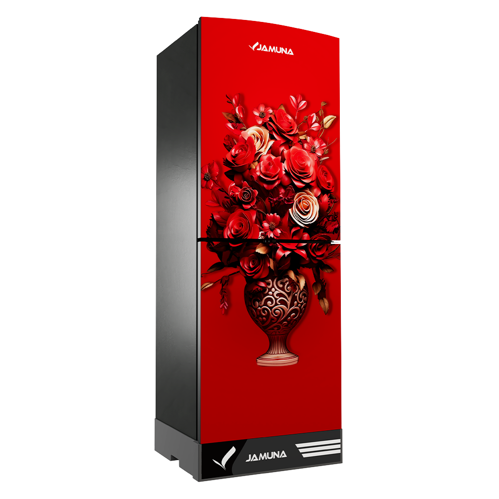 Refrigerator-TM2D2QD Red Flower
